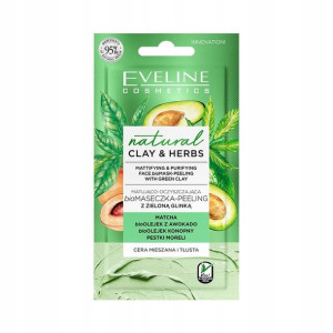 Eveline Cosmetics Natural Clay&Herbs maseczka