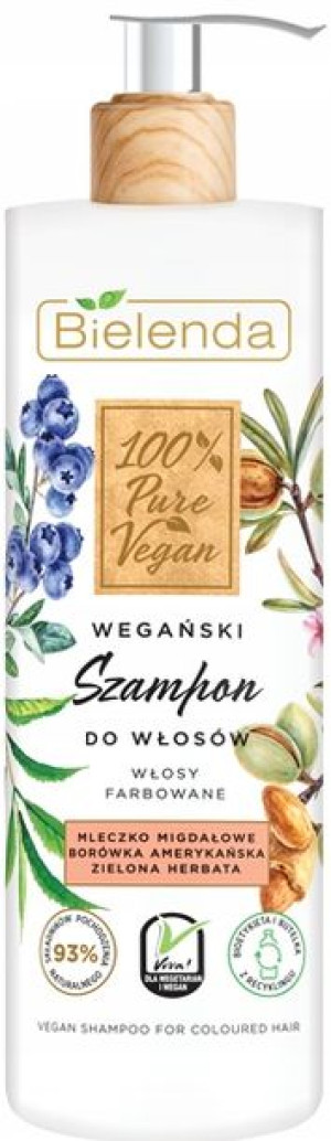 Bielenda Pure Vegan szampon do włosów farbowanych