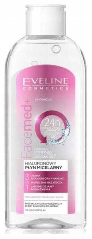Eveline Facemed+ Hialuronowy płyn micelarny 3w1