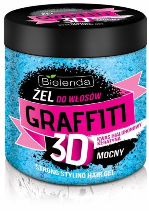 Bielenda GRAFFITI 3D Żel Do Włosów Niebieski 250ml