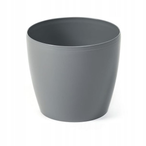 Doniczka osłonka plastikowa szara 12 cm Magnolia