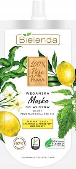 Bielenda Wegańska Maska Do Włosów Tłustych