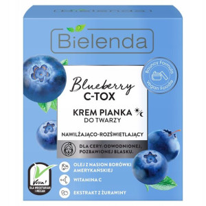 Bielenda Blueberry C-tox Krem Pianka Do Twarzy 40g