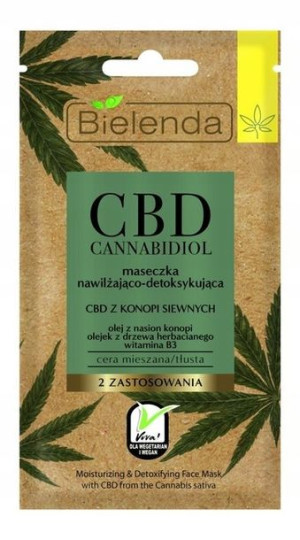 Bielenda CBD maseczka nawilzająco-detoksykująca 8g