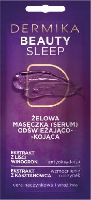 DERMIKA BEAUTY SLEEP serum maseczka kojąca 10ml
