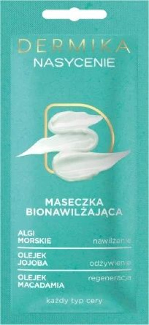 DERMIKA Nasycenie - Maseczka Bionawilżająca