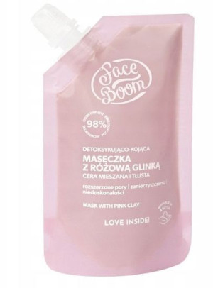 Bielenda Faceboom Maseczka z różową glinką 35 ml