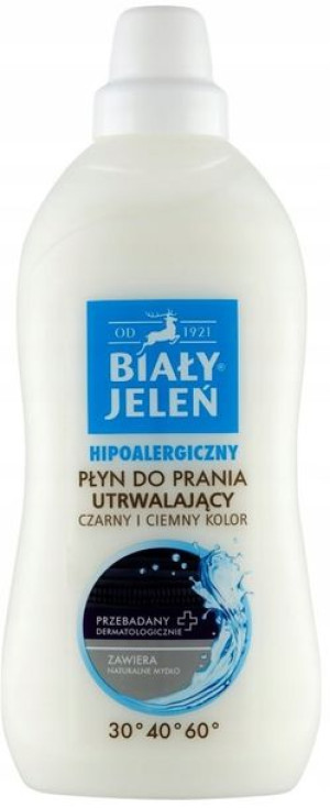 Płyn do prania czarnego utrwalający Biały Jeleń 1 l