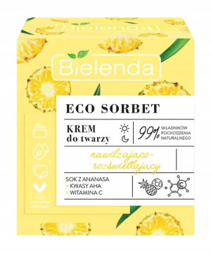 Bielenda Eco Sorbet Ananas Krem Do Twarzy 50 Ml