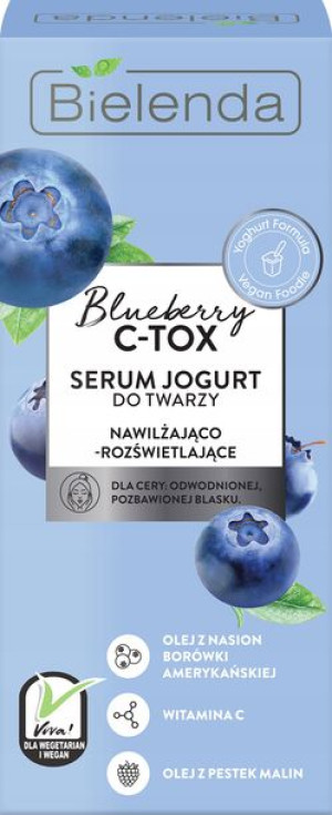 Bielenda BLUEBERRY C-TOX Serum jogurt do twarzy