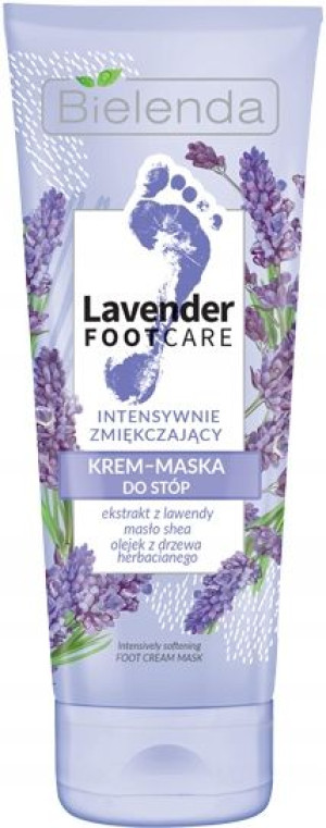 Bielenda Lavender Krem Maska Do Stóp Zmiękczająca