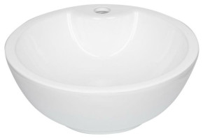 Umywalka nablatowa ceramiczna okragła 40 cm