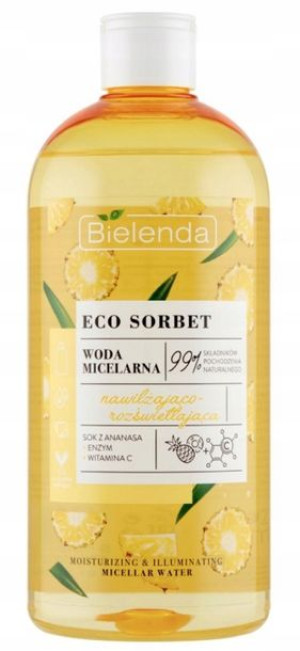 Bielenda Eco Sorbet Ananas Woda Micelarna 500 Ml
