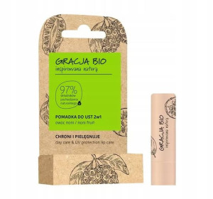 Gracja BIO Pomadka ochronna do ust 2w1 Owoc Noni
