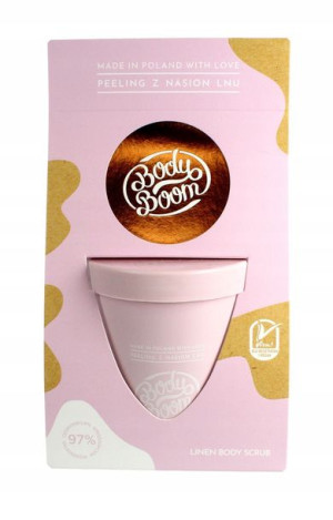 BodyBoom Peeling Do Ciała z Nasion Lnu 100 g