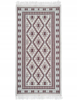 Dywan tkany na płasko kilim z frędzlami 70x140 cm