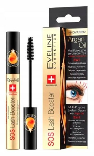 Eveline 5w1 Serum Odżywka Do Rzęs Olejek Arganowy