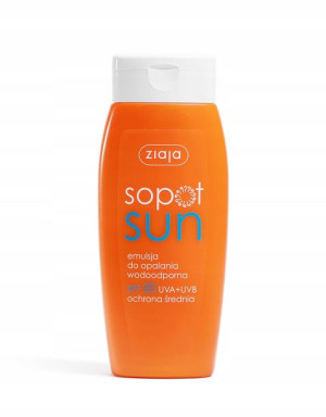 ZIAJA emulsja do opalania wodoodporna SPF 20