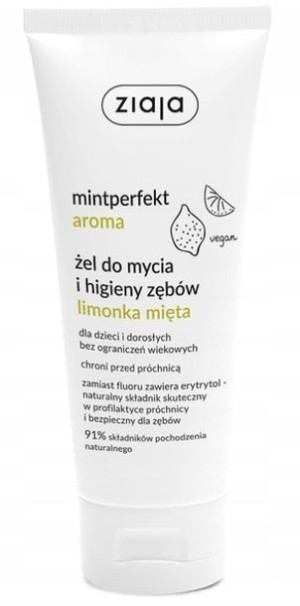 Ziaja żel do mycia i higieny zębów limonka mięta