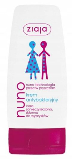 ZIAJA Nuno krem antybakteryjny na trądzik 60 ml