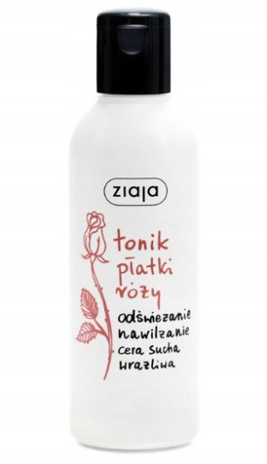 Ziaja Płatki Róży Tonik Nawilża Odświeża