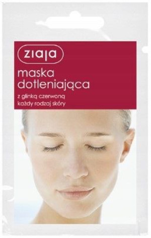 ZIAJA Maska Dotleniająca z glinką czerwoną, 7 ml