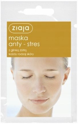 Ziaja Maska Anty-stres Z Glinką Żółtą 7ml