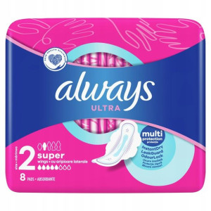 Podpaski Always Ultra ze skrzydełkami 8 szt.