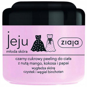 ZIAJA JEJU Czarny cukrowy peeling do ciała, 200ml