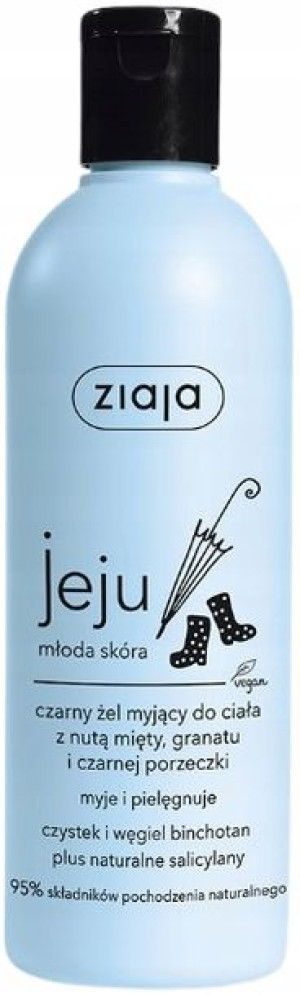 ZIAJA JEJU NIEBIESKA Czarne mydło 300ml