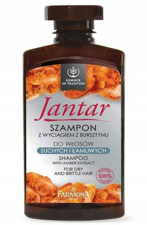 FARMONA JANTAR Szampon z burszt d/wł. suchych.