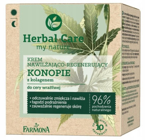 Herbal Care Krem Twarzy Konopie Z Kolagenem 50ml