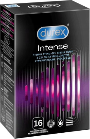DUREX INTENSE ORGASMIC 16 szt. Orgazm dla KOBIET