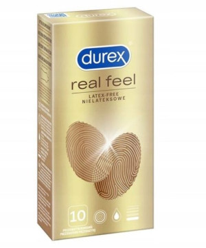 Durex prezerwatywy real feel 10szt bez lateksu