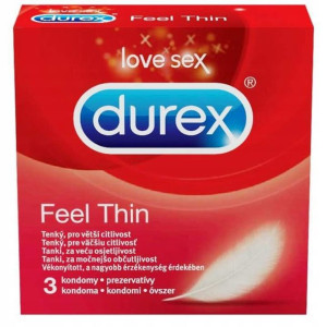 Durex | Prezerwatywy Feel Thin 3 sztuki