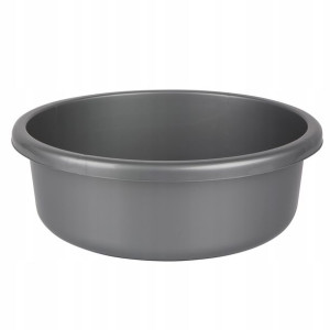 Miska łazienkowa okrągła CLASSIC 13,5l 41cm srebrna