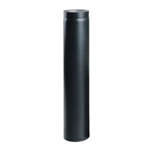 Rura kominowa stalowa czarna 120 mm 100 cm