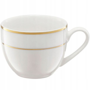Filiżanka porcelanowa z uchwytem biała 220ml