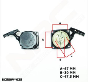 Rozrusznik Szarpak Do Kosy NAC BP540-30B-V