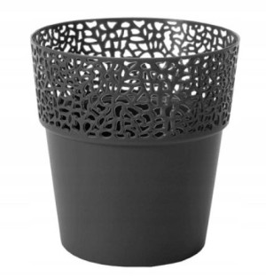 Osłonka plastikowa antracyt 13 cm Rosa