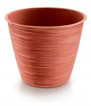 Doniczka plastikowa okrągła miedziana 20 cm Furu