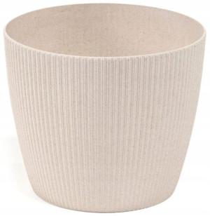 Doniczka osłonka plastikowa biała 16 cm Magnolia Jumper