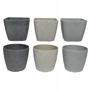 Doniczka osłonka plastikowa mix 22 cm