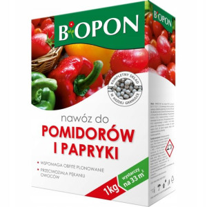 Nawóz granulowany do pomidorów i papryki Biopon 1kg