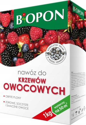 Nawóz do drzewek i krzewów owocowych Biopon 1kg