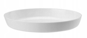 Podstawka pod doniczkę plastikowa Azalia biała 11cm