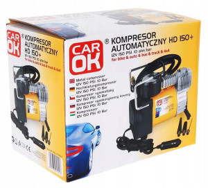 Kompresor samochodowy automatyczny 12V 10 bar