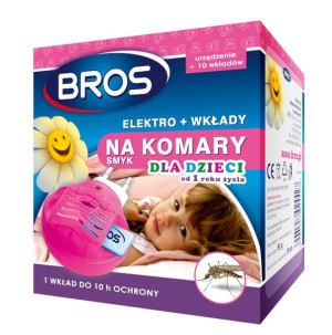 Środek na komary dla dzieci od 1 roku życia Elektro + wkłady 10szt.