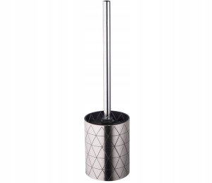 Szczotka do WC toalety srebrna chrom