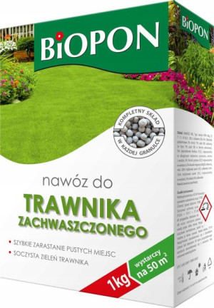 Nawóz do trawnika zachwaszczonego Biopon 1kg
